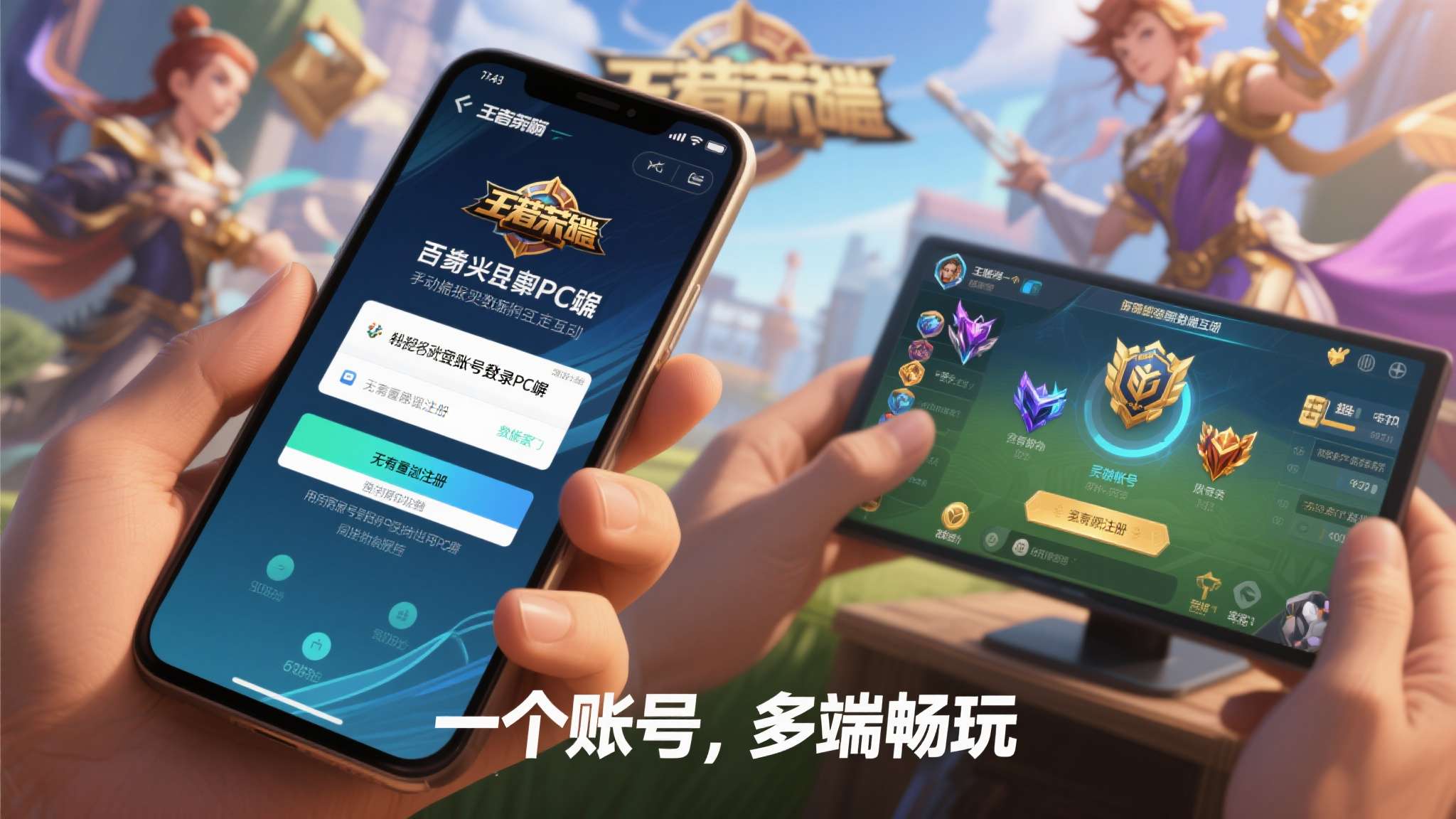 王者荣耀pc电脑版下载 值得关注的是,PC端与移动端实现了账号数据完全互通。玩家无需重新注册,使用原有账